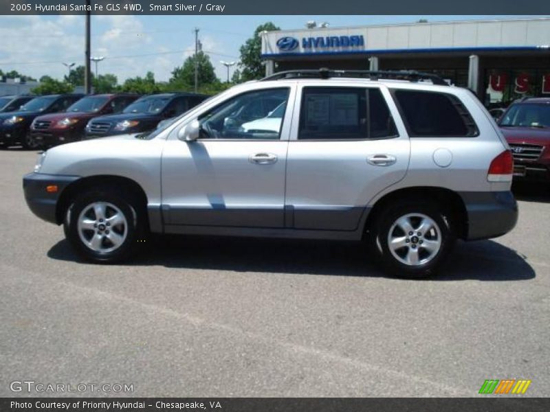 Smart Silver / Gray 2005 Hyundai Santa Fe GLS 4WD