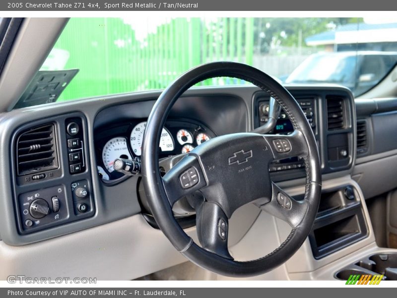 Sport Red Metallic / Tan/Neutral 2005 Chevrolet Tahoe Z71 4x4