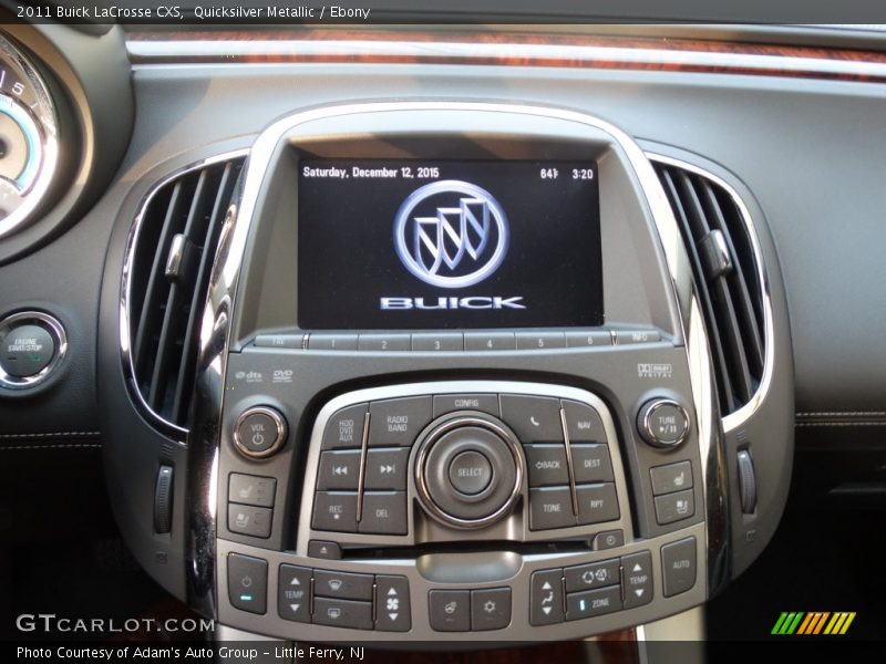 Quicksilver Metallic / Ebony 2011 Buick LaCrosse CXS