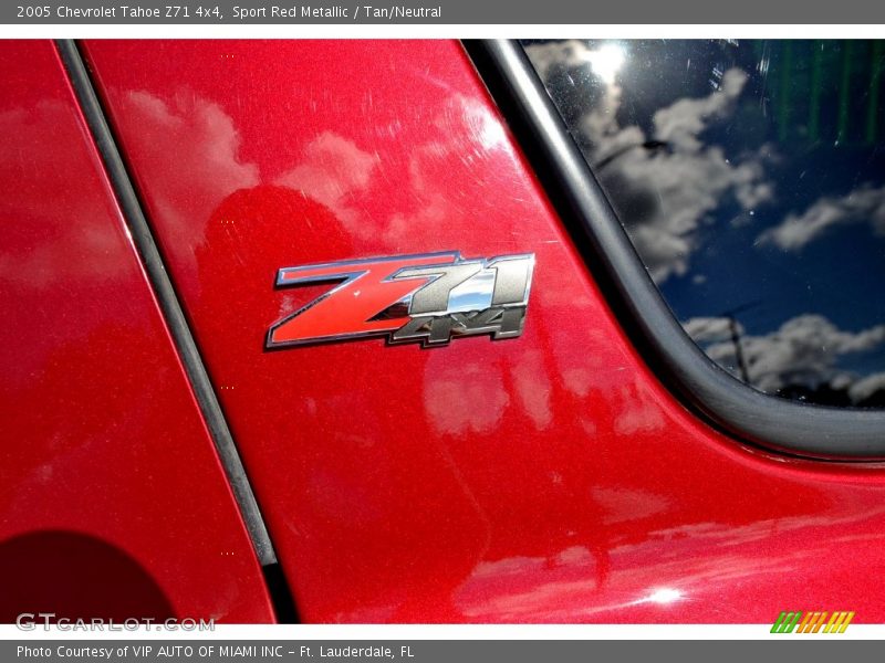 Sport Red Metallic / Tan/Neutral 2005 Chevrolet Tahoe Z71 4x4