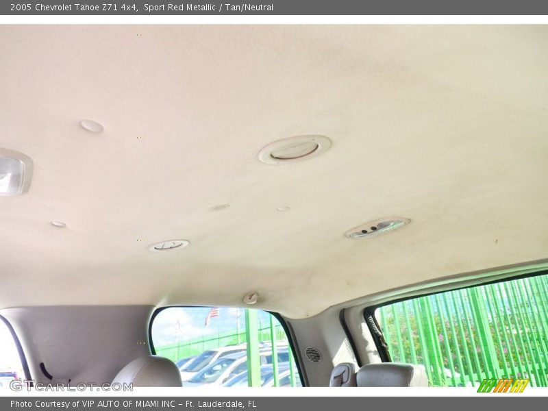 Sport Red Metallic / Tan/Neutral 2005 Chevrolet Tahoe Z71 4x4