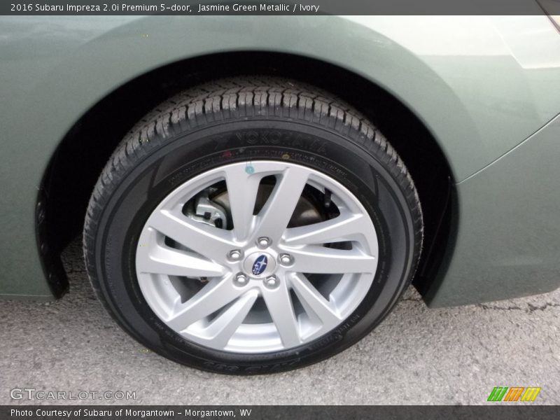 Jasmine Green Metallic / Ivory 2016 Subaru Impreza 2.0i Premium 5-door