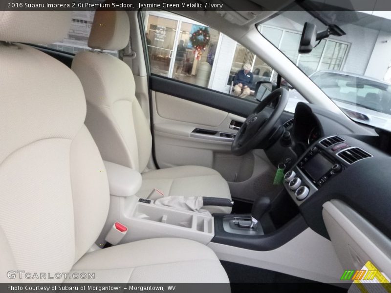 Jasmine Green Metallic / Ivory 2016 Subaru Impreza 2.0i Premium 5-door