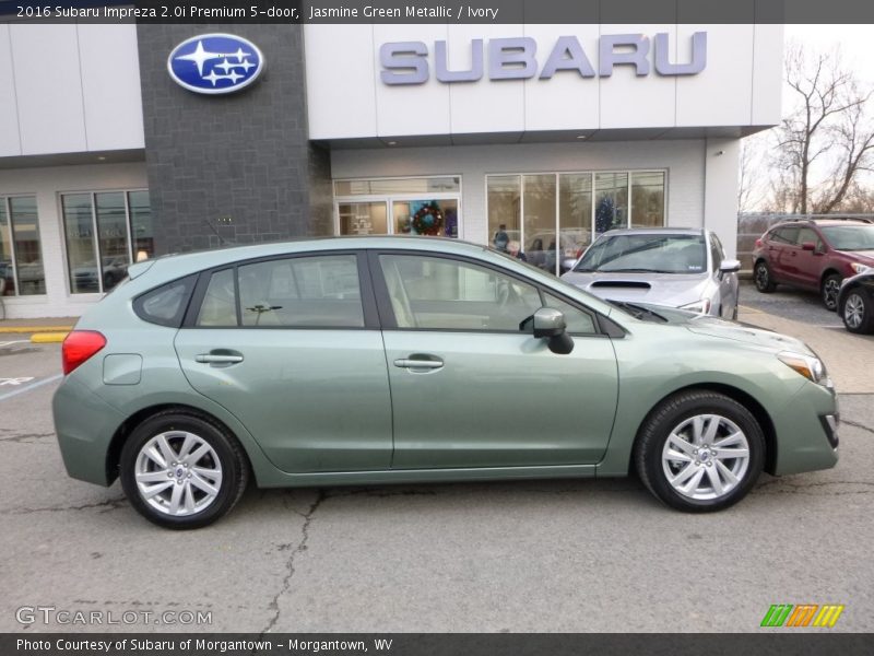 Jasmine Green Metallic / Ivory 2016 Subaru Impreza 2.0i Premium 5-door