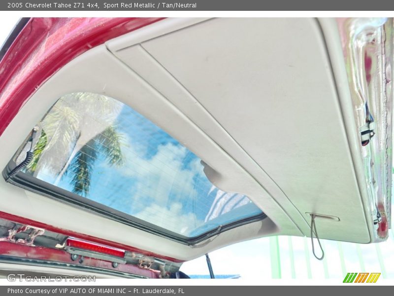 Sport Red Metallic / Tan/Neutral 2005 Chevrolet Tahoe Z71 4x4
