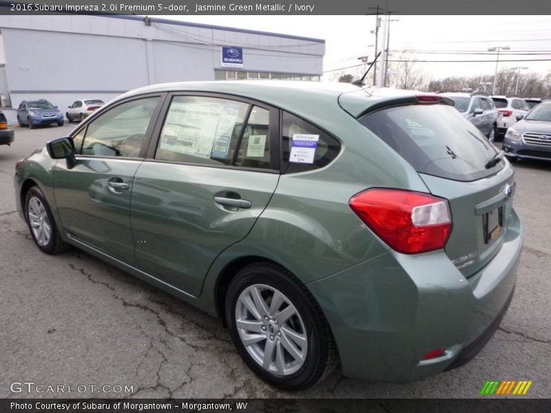 Jasmine Green Metallic / Ivory 2016 Subaru Impreza 2.0i Premium 5-door