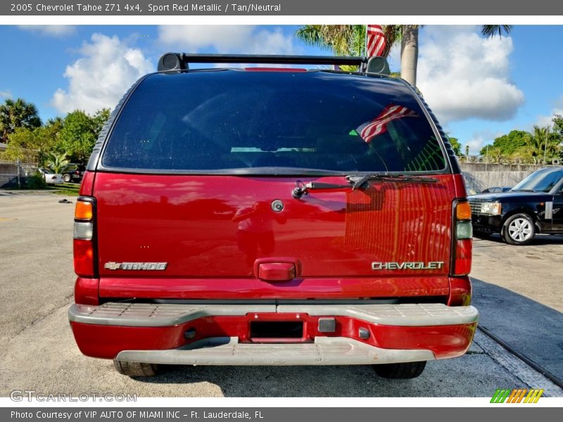 Sport Red Metallic / Tan/Neutral 2005 Chevrolet Tahoe Z71 4x4