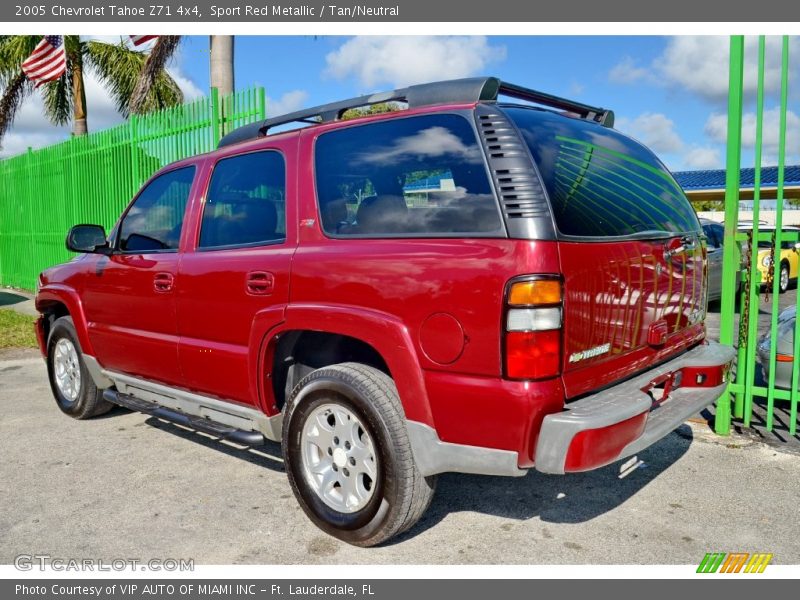 Sport Red Metallic / Tan/Neutral 2005 Chevrolet Tahoe Z71 4x4