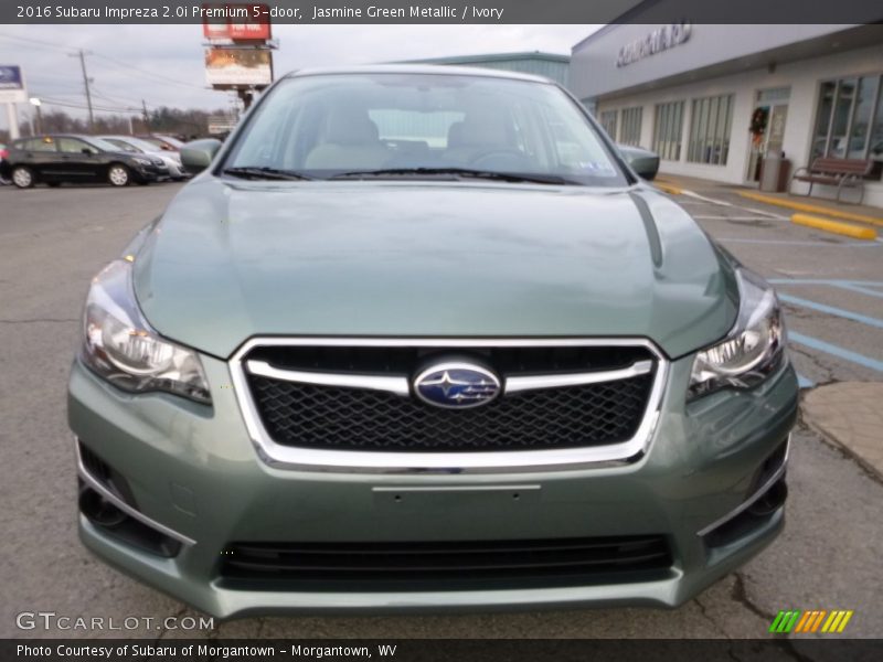 Jasmine Green Metallic / Ivory 2016 Subaru Impreza 2.0i Premium 5-door
