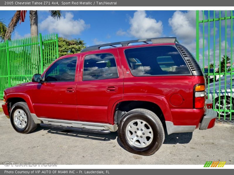 Sport Red Metallic / Tan/Neutral 2005 Chevrolet Tahoe Z71 4x4