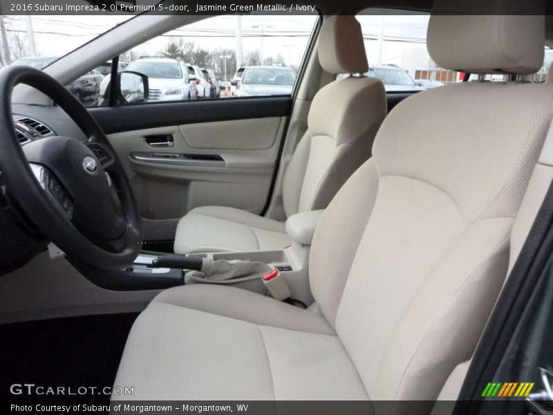 Jasmine Green Metallic / Ivory 2016 Subaru Impreza 2.0i Premium 5-door