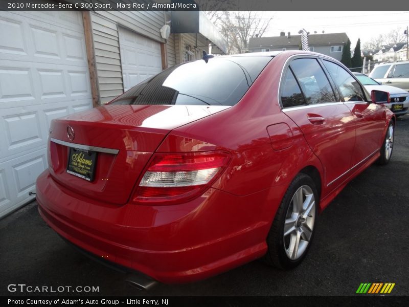 Mars Red / Almond/Mocha 2010 Mercedes-Benz C 300 Sport