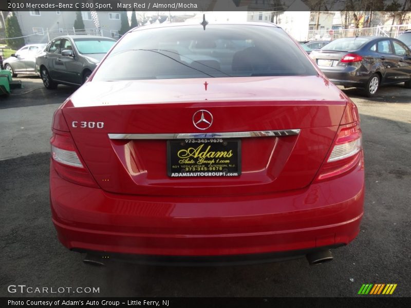 Mars Red / Almond/Mocha 2010 Mercedes-Benz C 300 Sport