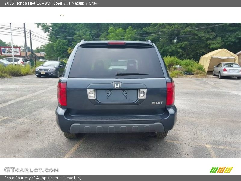 Steel Blue Metallic / Gray 2005 Honda Pilot EX 4WD