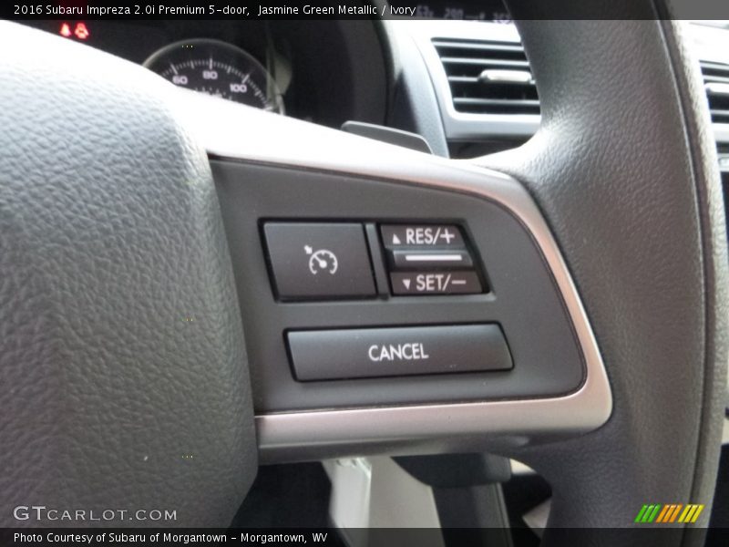 Jasmine Green Metallic / Ivory 2016 Subaru Impreza 2.0i Premium 5-door