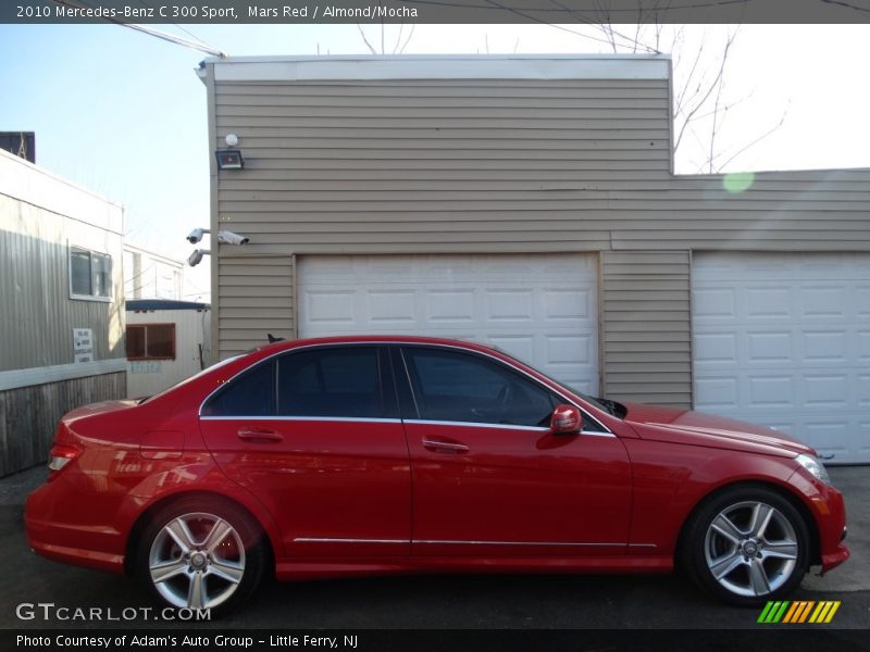 Mars Red / Almond/Mocha 2010 Mercedes-Benz C 300 Sport