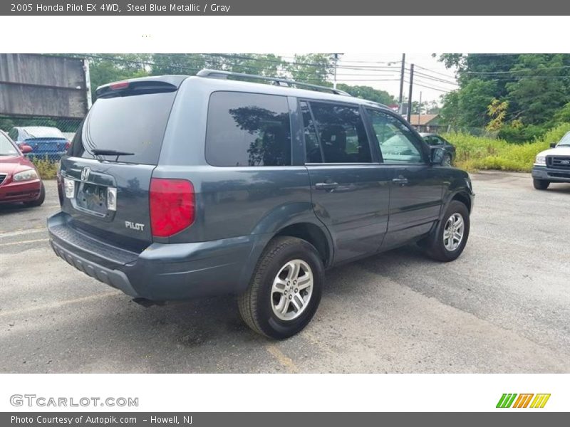 Steel Blue Metallic / Gray 2005 Honda Pilot EX 4WD