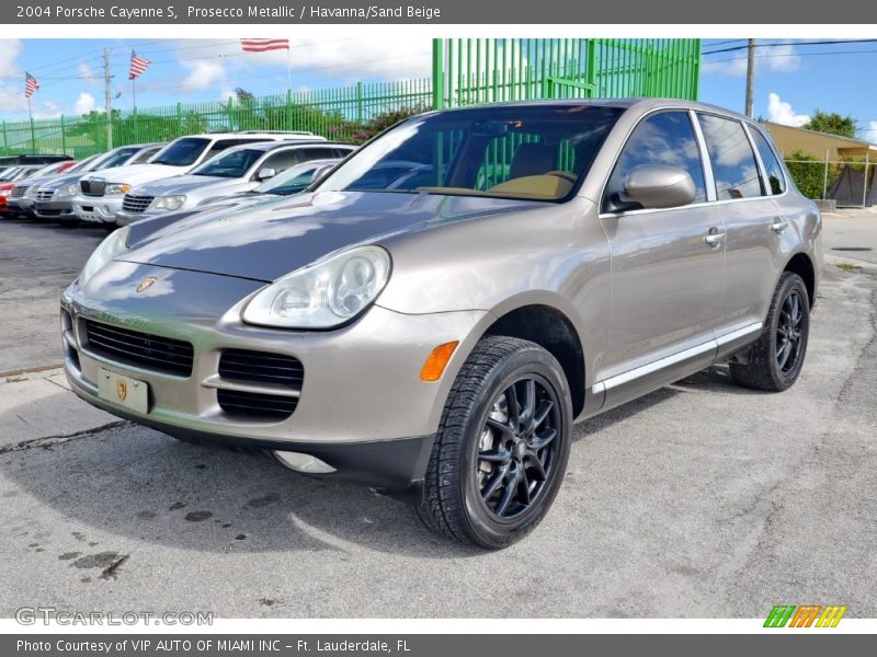 Prosecco Metallic / Havanna/Sand Beige 2004 Porsche Cayenne S
