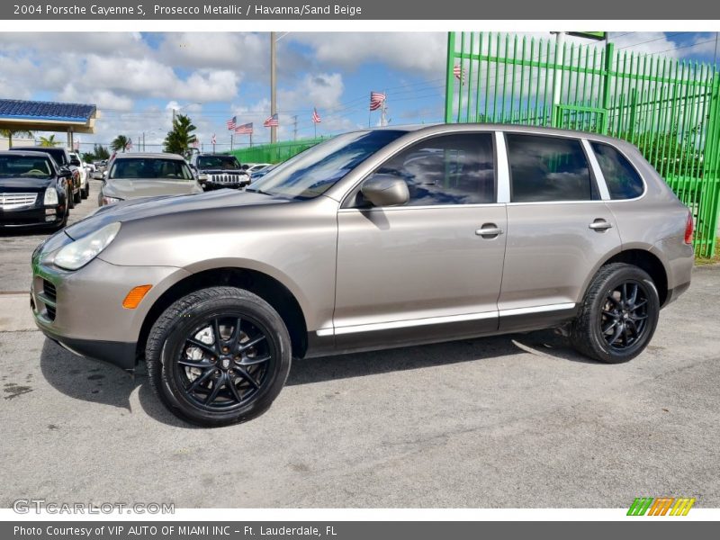 Prosecco Metallic / Havanna/Sand Beige 2004 Porsche Cayenne S