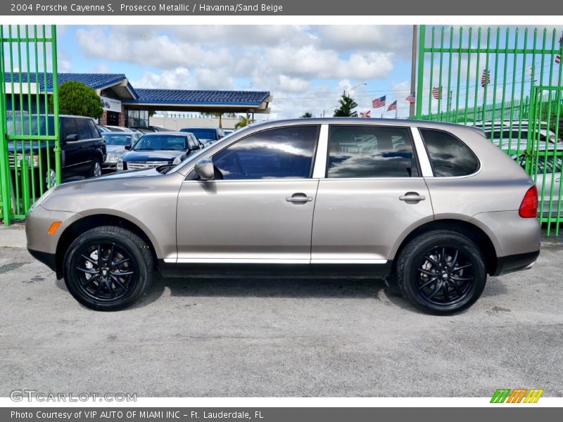 Prosecco Metallic / Havanna/Sand Beige 2004 Porsche Cayenne S