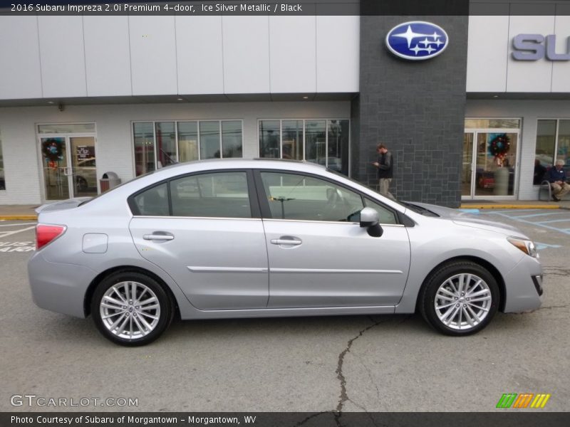 Ice Silver Metallic / Black 2016 Subaru Impreza 2.0i Premium 4-door