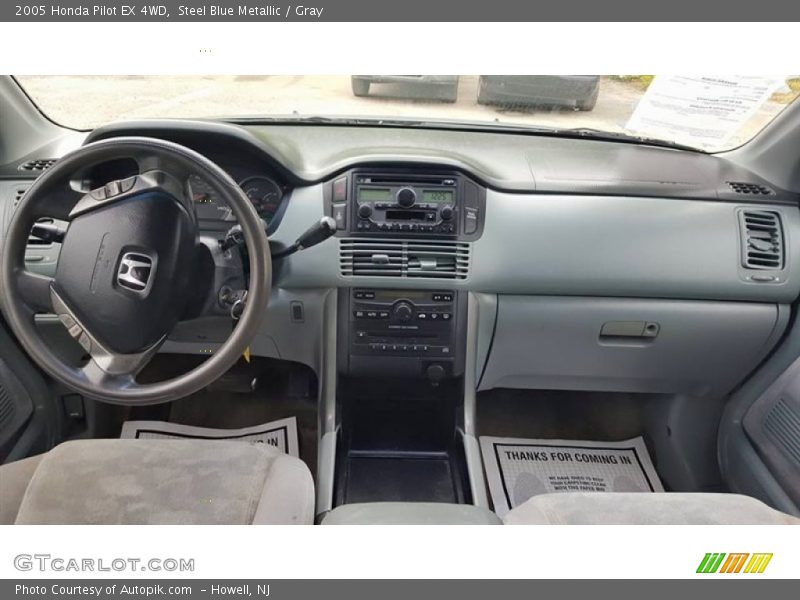 Steel Blue Metallic / Gray 2005 Honda Pilot EX 4WD