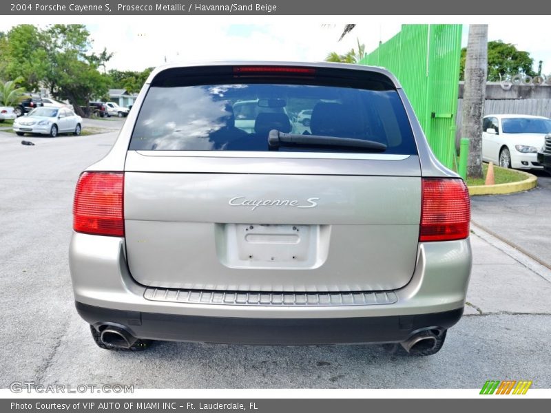 Prosecco Metallic / Havanna/Sand Beige 2004 Porsche Cayenne S