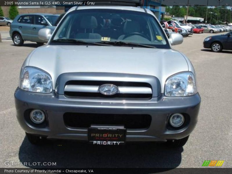 Smart Silver / Gray 2005 Hyundai Santa Fe GLS 4WD