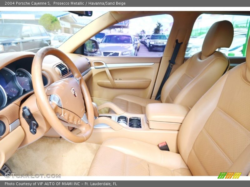 Prosecco Metallic / Havanna/Sand Beige 2004 Porsche Cayenne S