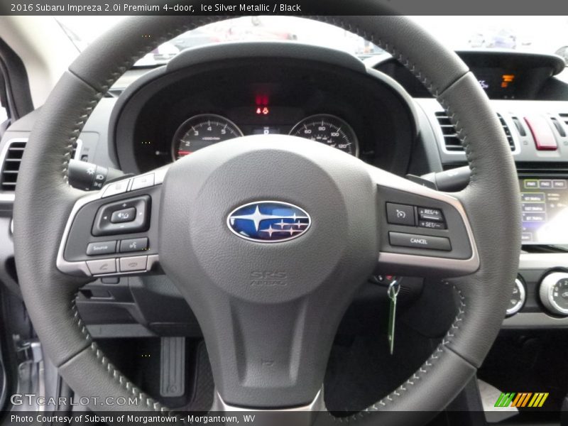 Ice Silver Metallic / Black 2016 Subaru Impreza 2.0i Premium 4-door
