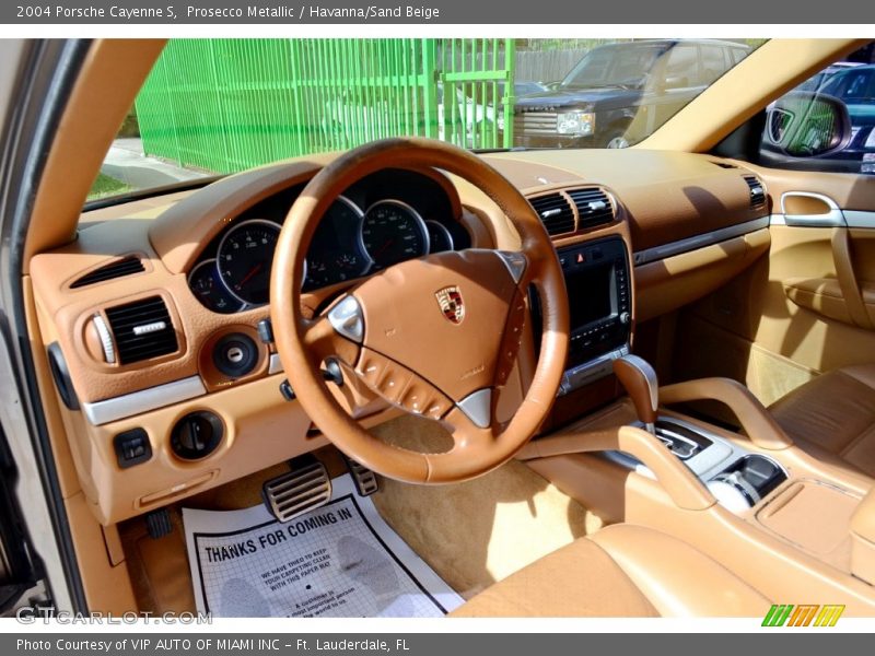 Dashboard of 2004 Cayenne S