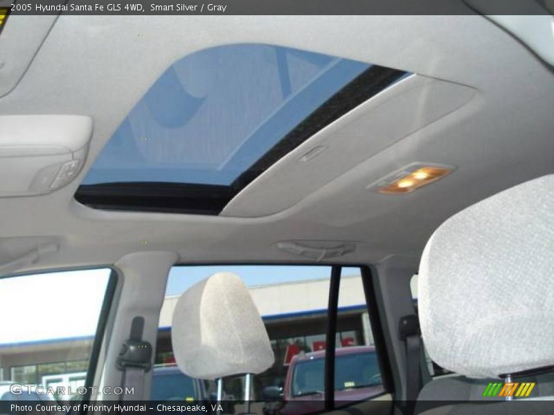 Smart Silver / Gray 2005 Hyundai Santa Fe GLS 4WD