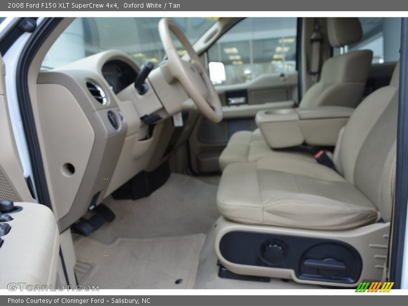 Oxford White / Tan 2008 Ford F150 XLT SuperCrew 4x4