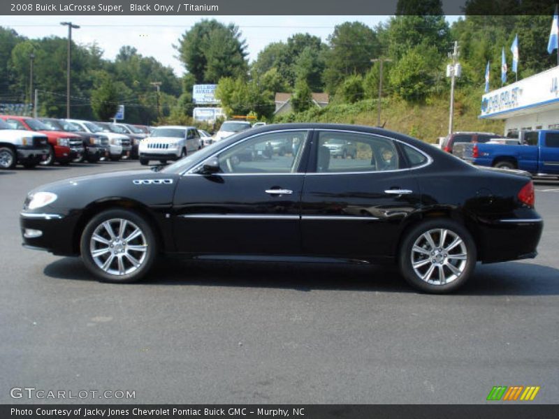 Black Onyx / Titanium 2008 Buick LaCrosse Super