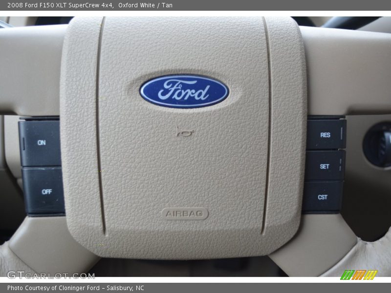 Oxford White / Tan 2008 Ford F150 XLT SuperCrew 4x4