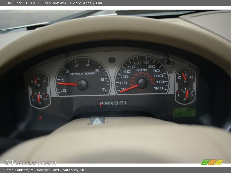 Oxford White / Tan 2008 Ford F150 XLT SuperCrew 4x4