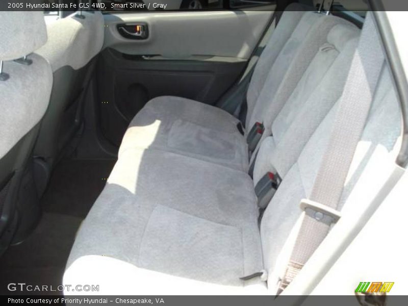 Smart Silver / Gray 2005 Hyundai Santa Fe GLS 4WD