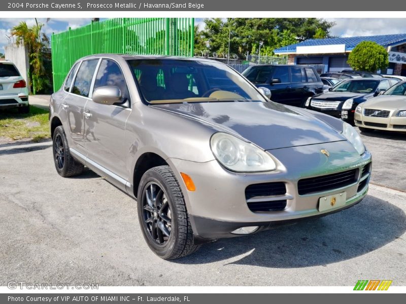 Prosecco Metallic / Havanna/Sand Beige 2004 Porsche Cayenne S