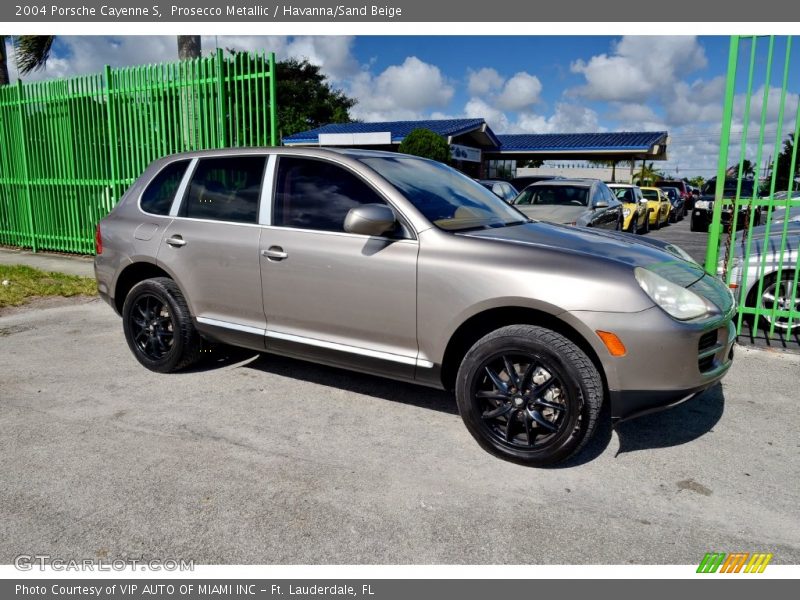 Prosecco Metallic / Havanna/Sand Beige 2004 Porsche Cayenne S