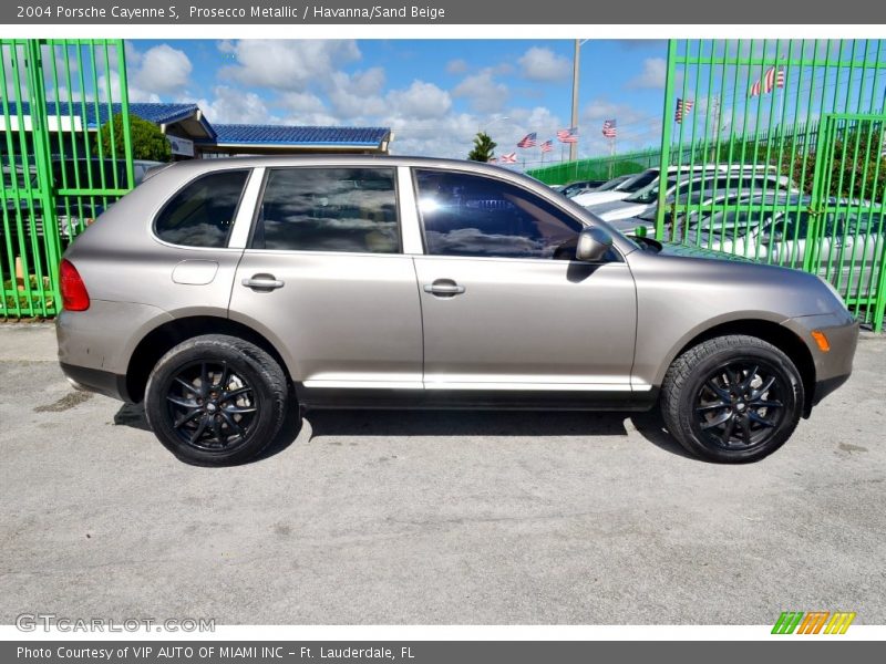 Prosecco Metallic / Havanna/Sand Beige 2004 Porsche Cayenne S