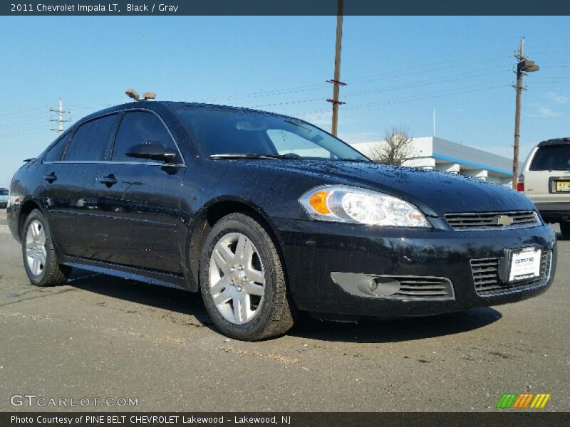 Black / Gray 2011 Chevrolet Impala LT