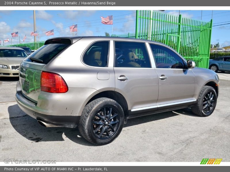 Prosecco Metallic / Havanna/Sand Beige 2004 Porsche Cayenne S