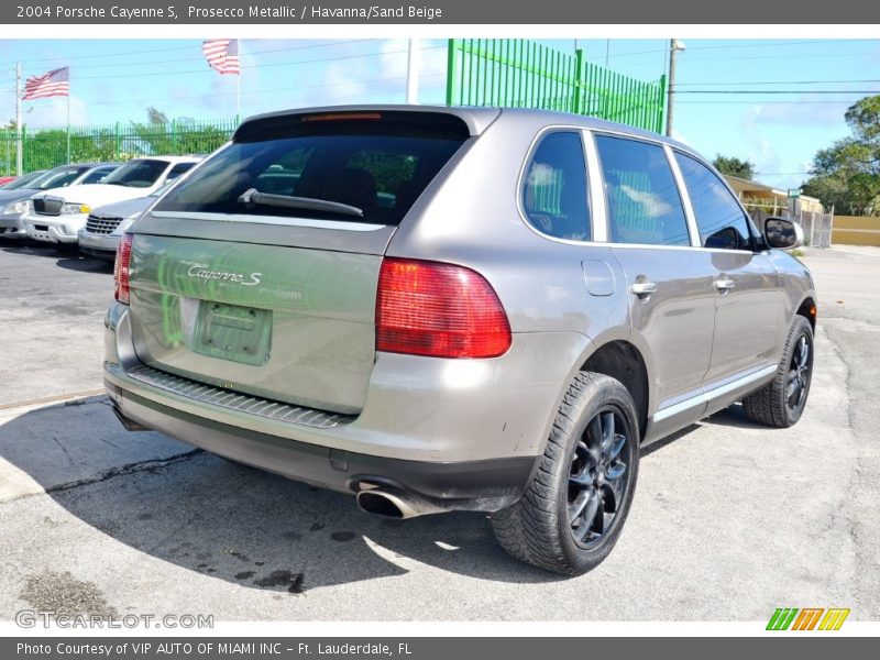 Prosecco Metallic / Havanna/Sand Beige 2004 Porsche Cayenne S