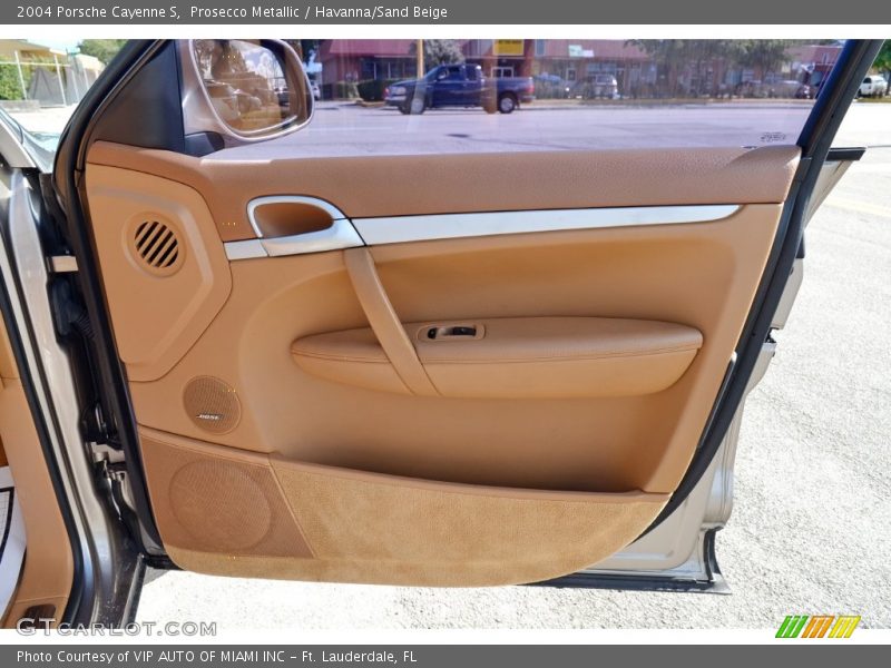 Prosecco Metallic / Havanna/Sand Beige 2004 Porsche Cayenne S