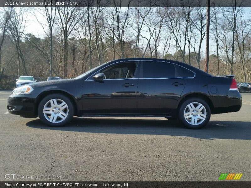 Black / Gray 2011 Chevrolet Impala LT