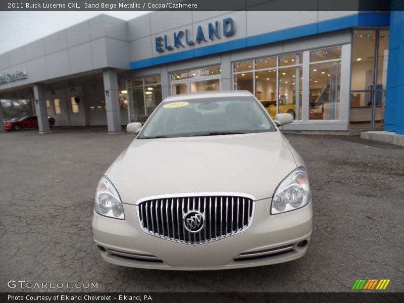 Sand Beige Metallic / Cocoa/Cashmere 2011 Buick Lucerne CXL