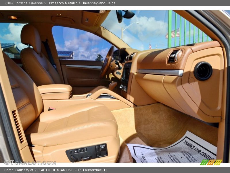 Prosecco Metallic / Havanna/Sand Beige 2004 Porsche Cayenne S