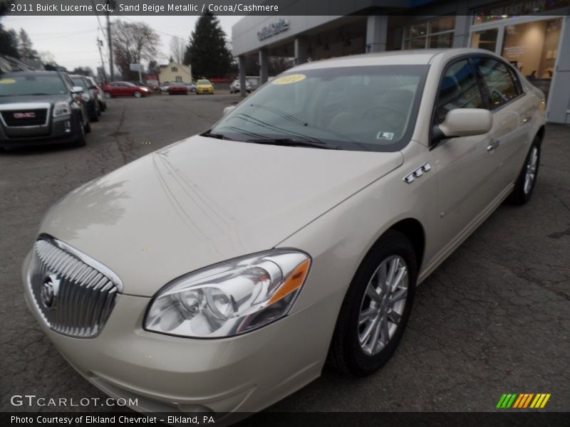 Sand Beige Metallic / Cocoa/Cashmere 2011 Buick Lucerne CXL
