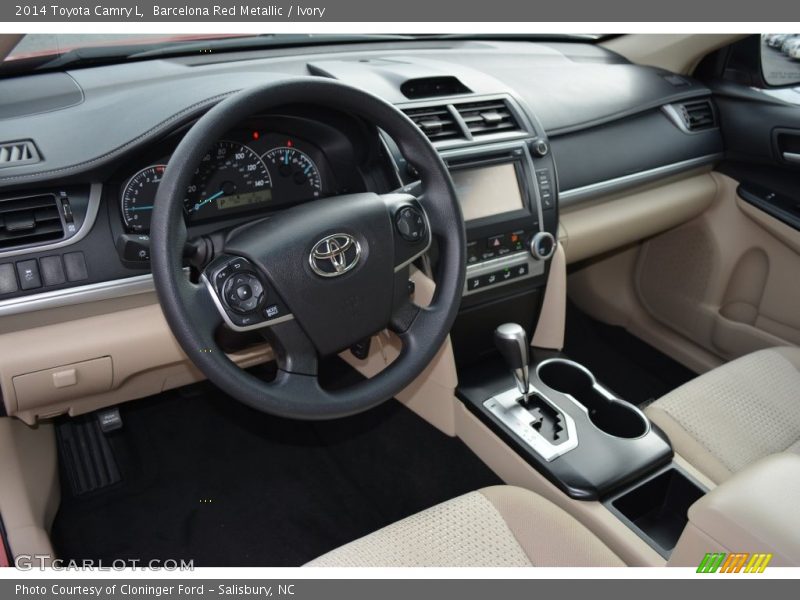 Barcelona Red Metallic / Ivory 2014 Toyota Camry L