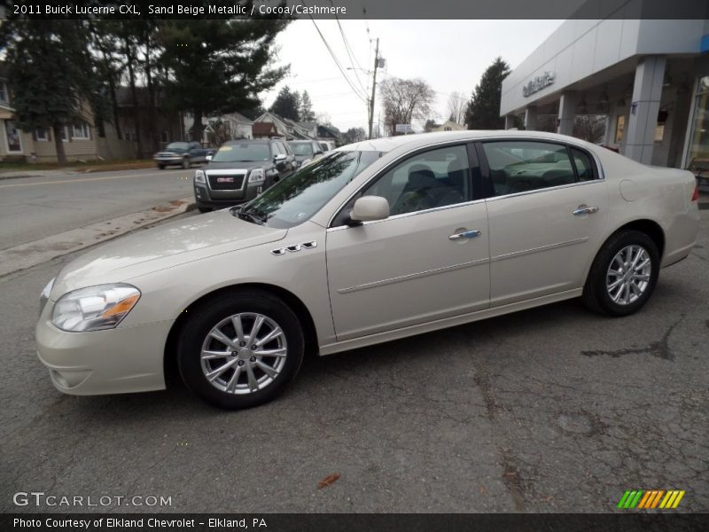 Sand Beige Metallic / Cocoa/Cashmere 2011 Buick Lucerne CXL